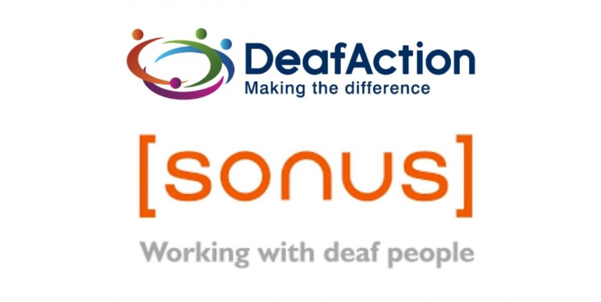 Deaf Action & Sonus logos