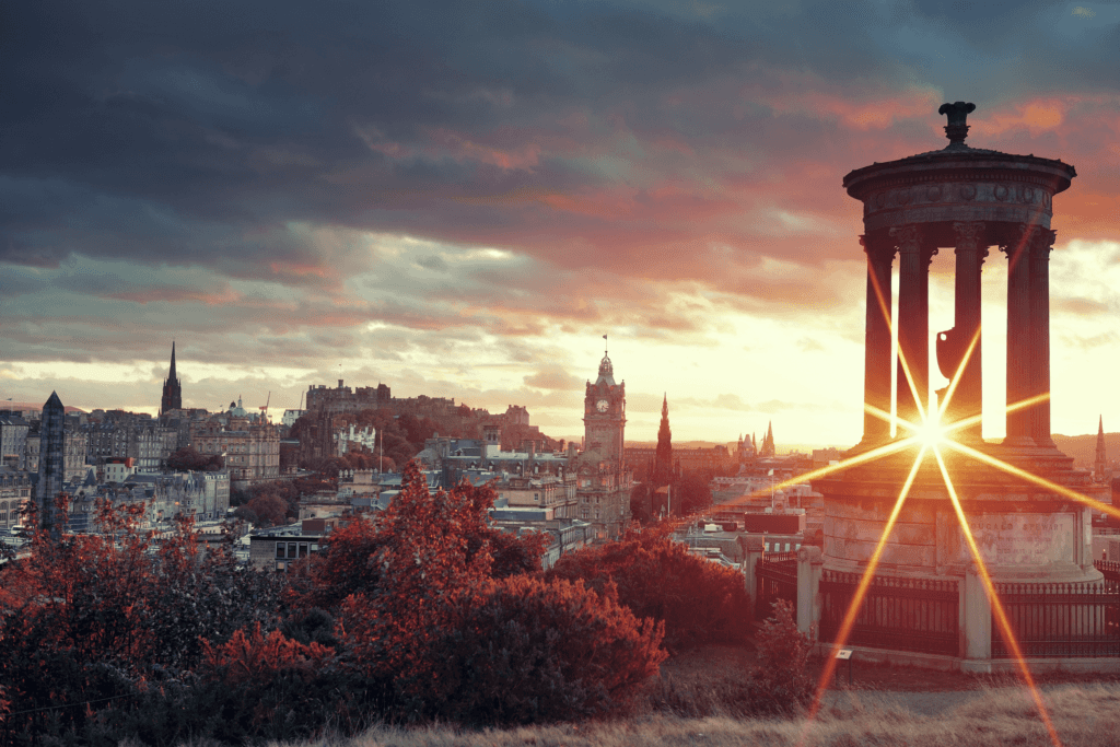 Skyline of Edinburgh